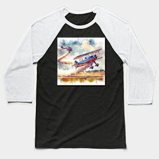 Artistic illustration of some biplane stunt pilots Baseball T-Shirt